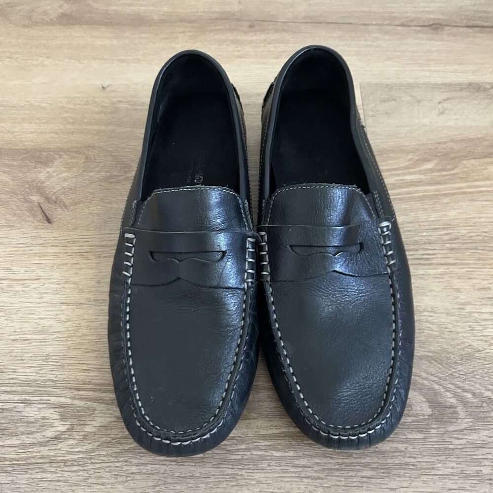 Eastland Henderson Loafer Men's Size 9.5 Black Leather Slip On Casual Comfort
